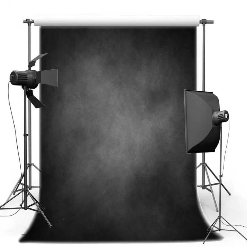 

Черный темный фон для фотосъемки из полиэстера или виниловой ткани Высокое качество компьютерная печать настенный фон