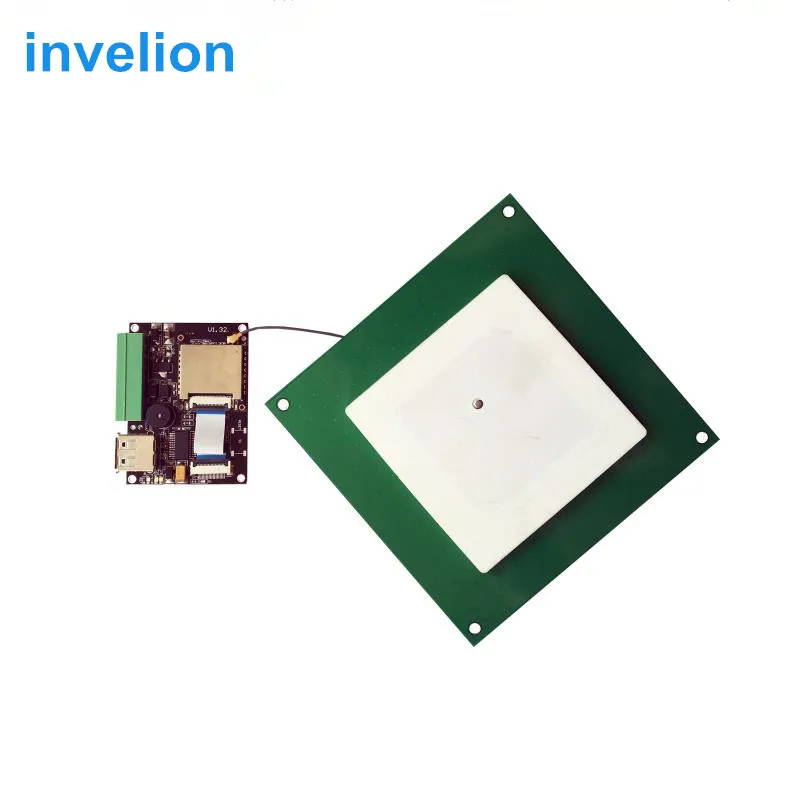 

passive uhf antenna IPEX/SMA 5dbi Circular Polarization small micros Ceramics uhf rfid Antenna with UHF RFID desktop reader