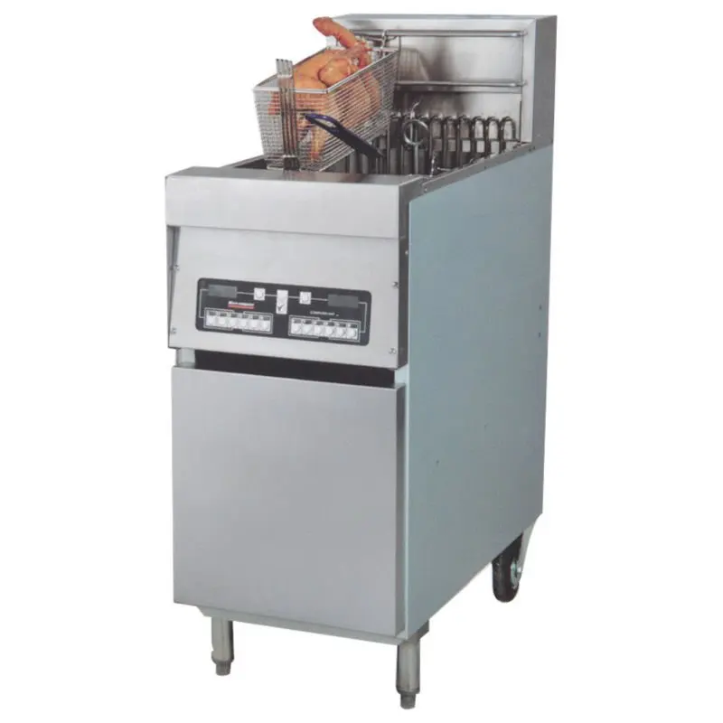 PKJG-DF30 Electric 1 Tank Computer Fryer 2 Basket for Commercial Kitchen