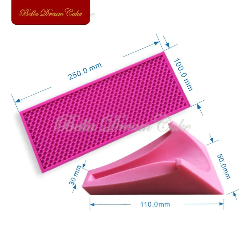 2PCS/SET High Heel Shoes Mold & Pearl Mat for Fondant Cake Decoration Silicone Cake Decorating Tools DIY Bakeware LFM-30/SM-230