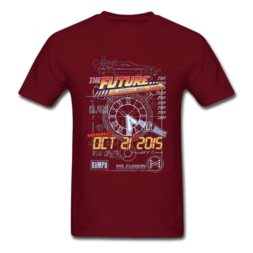 Car Delorean Time Machine New T Shirt Back To The Future ostern Day 100% Cotton Fabric Crew Neck Tops T Shirt Oversized Men