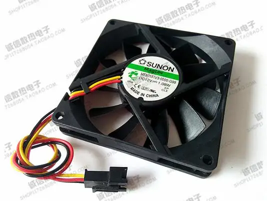 ME80151V3-0000-G99  8015 1.08W 12V 8CM 80*80*15MM 3 Wire Fan