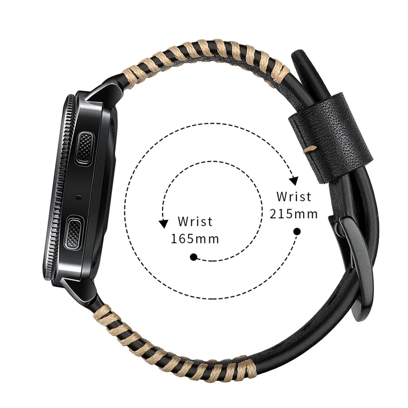 22mm 20mm Genuine Leather Strap Smart Watch Wrist Band Bracelet for Garmin Fenix 5/Garmin Fenix 5S/Forerunner 935(NOT Quick Fit)