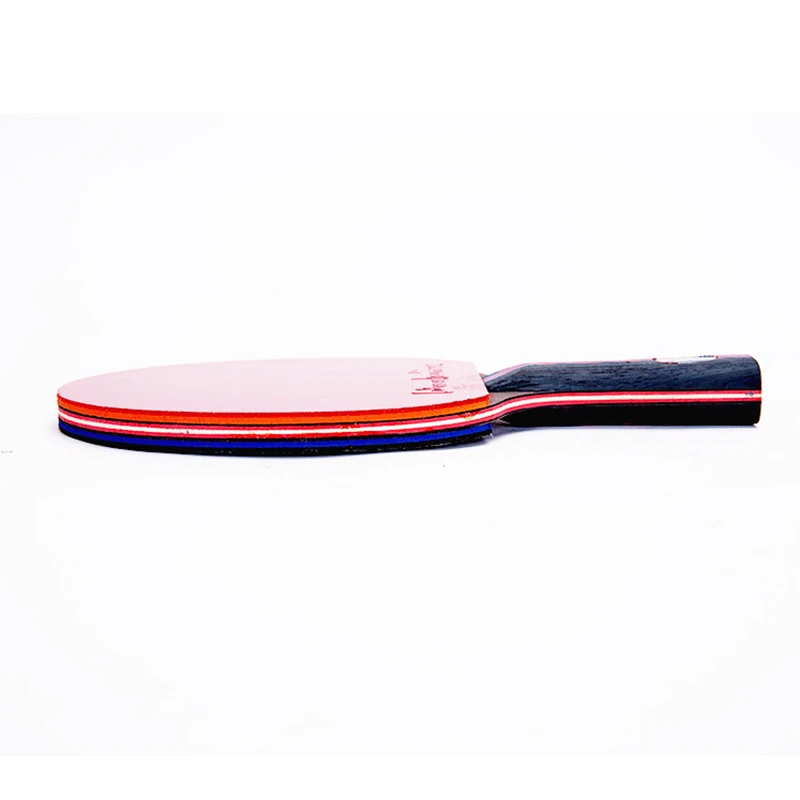 Carbon fiber table tennis racket 7 layers long handle short handle  horizontal grip tennis table paddle blade rubber