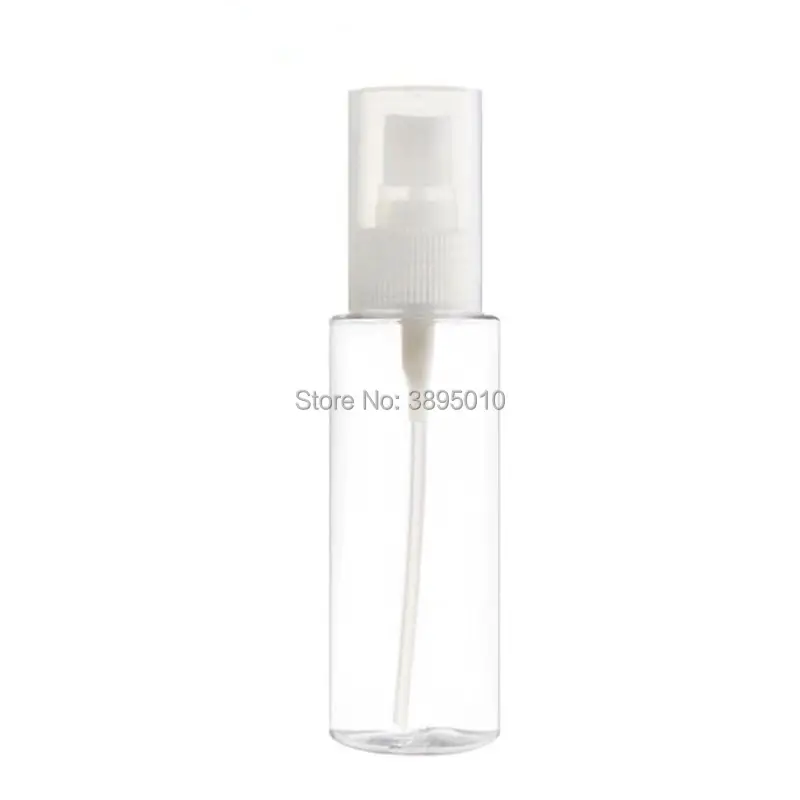 Botella de plástico con pulverizador PETG ecológico, envases vacíos para cosméticos, botella de viaje, contenedores de maquillaje, F904, 30ML, 50ML, 100ML