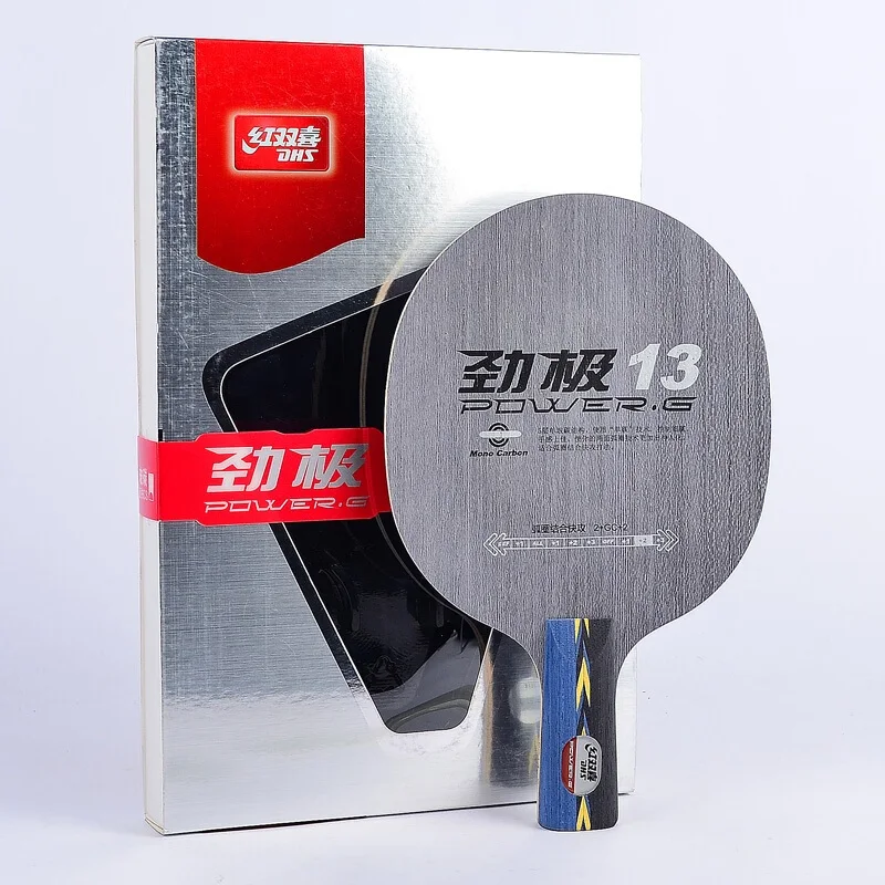 DHS Table tennis racket power PG13 4+1 glass carbon for rackets blade ping pong bat paddle