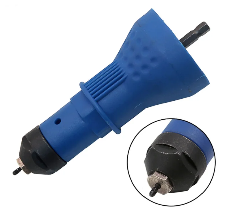 New M3 M4 M5 M6 Rivet Nut Tool Adaptor Cordless Drill Adapter Rivet Nut Gun Battery Electrical Rivet Drill Riveting Machine