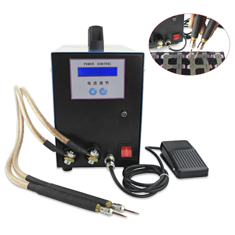 18650 battery spot welder Electric car spot welding with LED display Handheld welding machine 220V 110V High-power spot welding