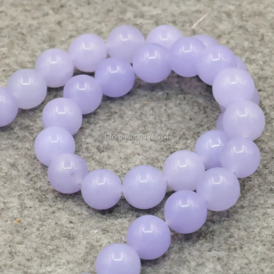 8mm 10mm 12mm Purple Alexandrite Accessories Crafts Loose Round Beads Natural Stone Fashion Jewelry Making 15inch Women Gifts