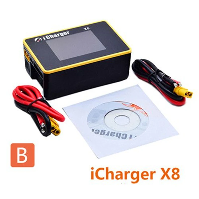 iCharger X8 1100W 30A DC LCD Screen Smart Battery Balance Charger Discharger for 1-8s LiPo/Lilo/LiFe/LiHV Battery RC Drone Model