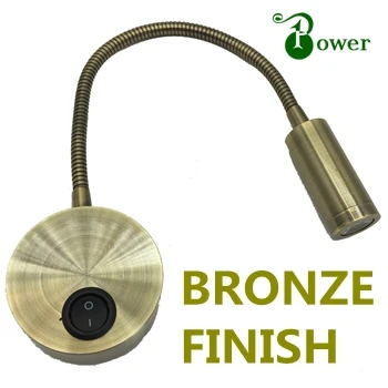 Luz LED marina de bronce, 12V, 24V, 2W