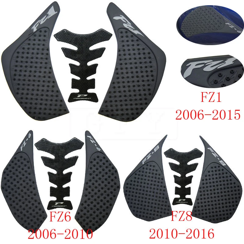 For Yamaha FZ1 FZ-1N FZ1N FZ1S FZ 1S 06-16 2017 2018 2019  FZ6 FZ6N 06-10 FZ8 N/S FZ8N 10-16 FZ1 Anti slip Tank Pad Stickers