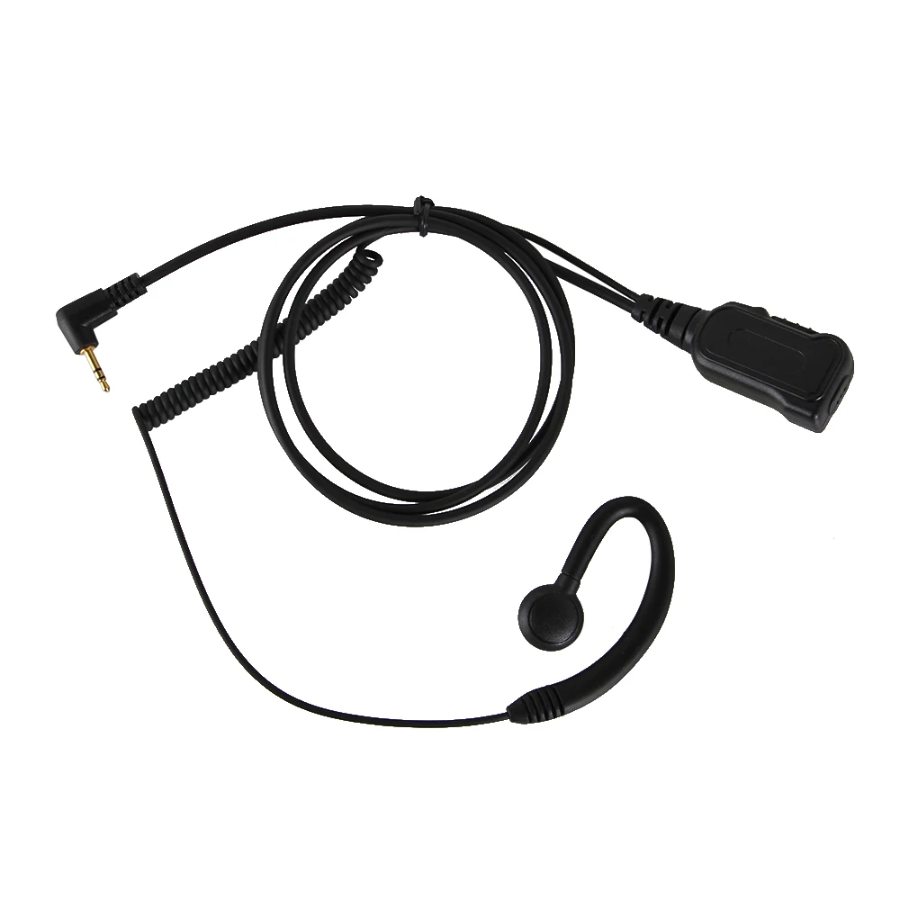 

1 PIN 2.5MM Covert Acoustic Tube earpiece headset with PTT and Microphone for Motorola Two-Way Radio T6200C T5800 T7200 T5720