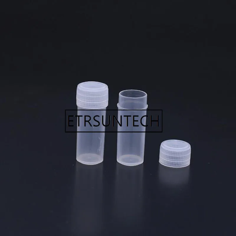 

1000pcs/lot 5ml Plastic Pill Bottle Empty Containers Storage Bottle Sample Vials With Lid For Test