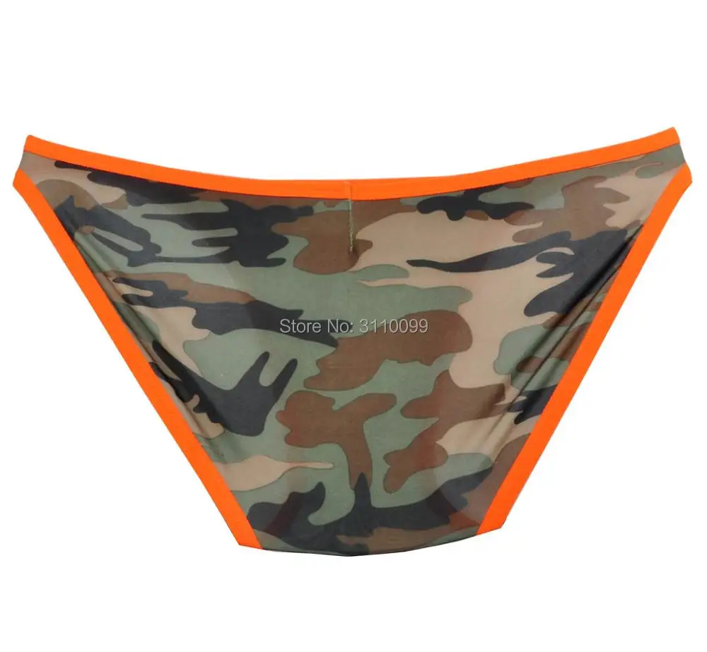 Smooth Comfy Camouflage Sexy Men\'s Underwear Bikini Briefs Shorts Bluge Pouch Male Calzoncillos Underwear Men Underpants Brief