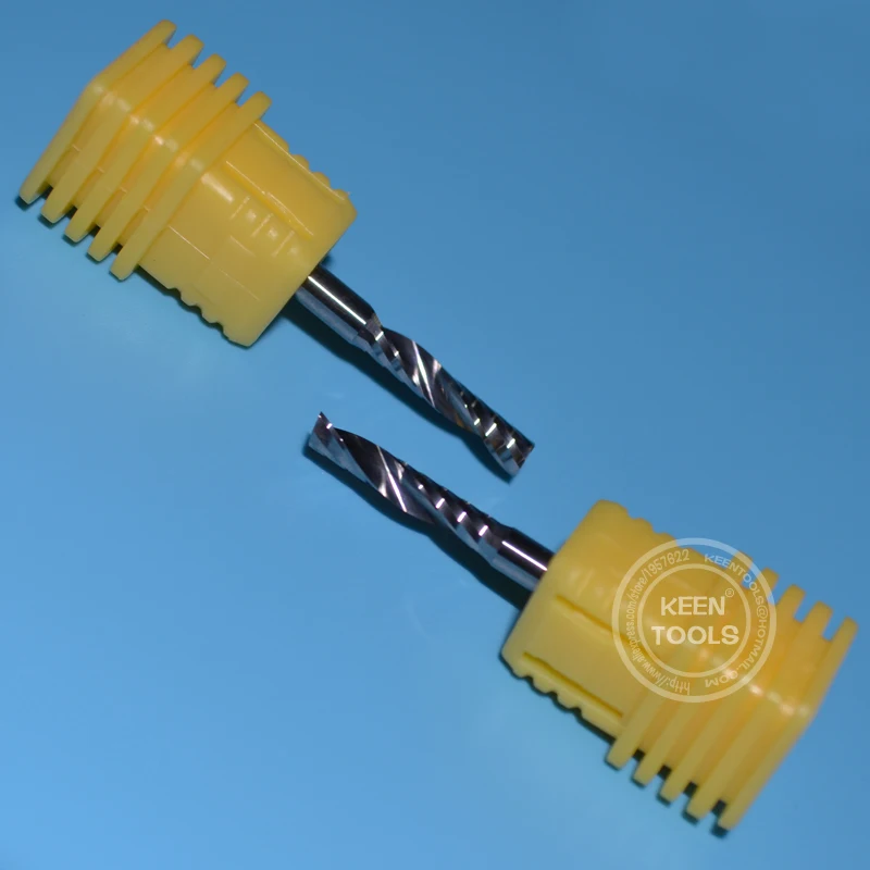 EM3.15mm(H2) Carbide Steel Single One Flute Spiral Drill End Milling Cutter Bits For Acrylic,PVC High Quality