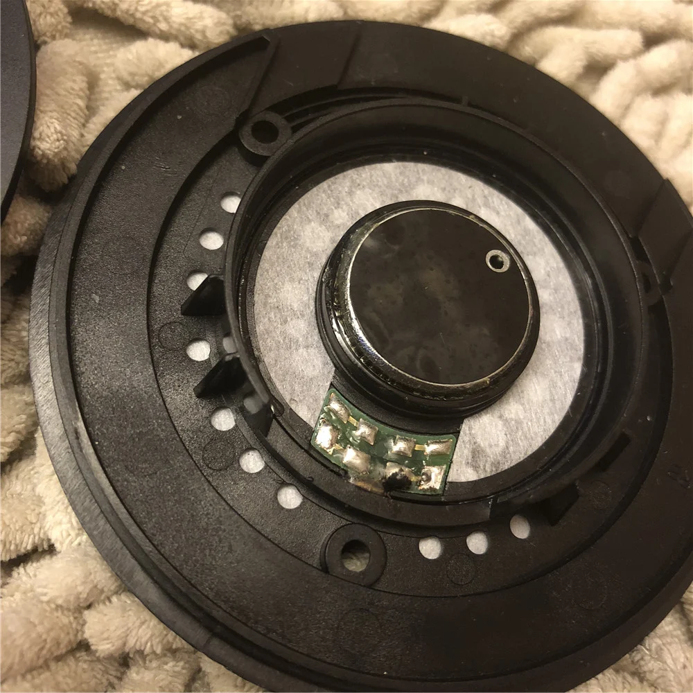 Original Replacement Repair Part 32ohm 40mm Speaker for Onkyo ES-FC300 Headphones DIY 40mm Titanium Drivers with Front Shell