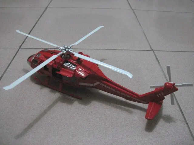 1:64 alloy model helicopter, firefighting helicopter model, metal casting, children's favorite educational toys, free shipping