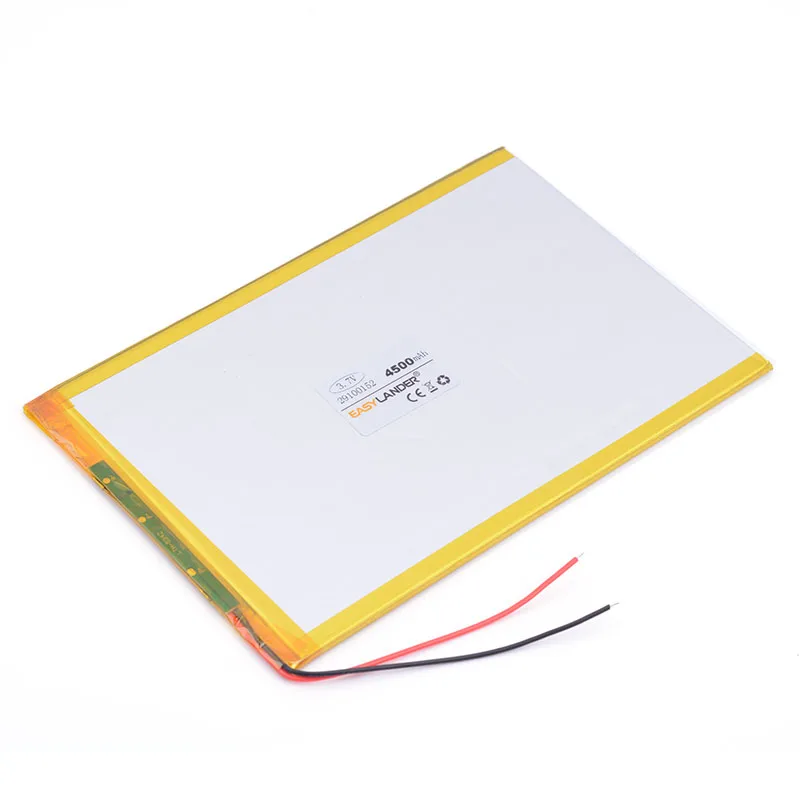 Bateria de polímero de lítio/li-íon 3.7v, 4500mah 29100152 para tablet pc bateria de telefone celular alto-falante ipaq