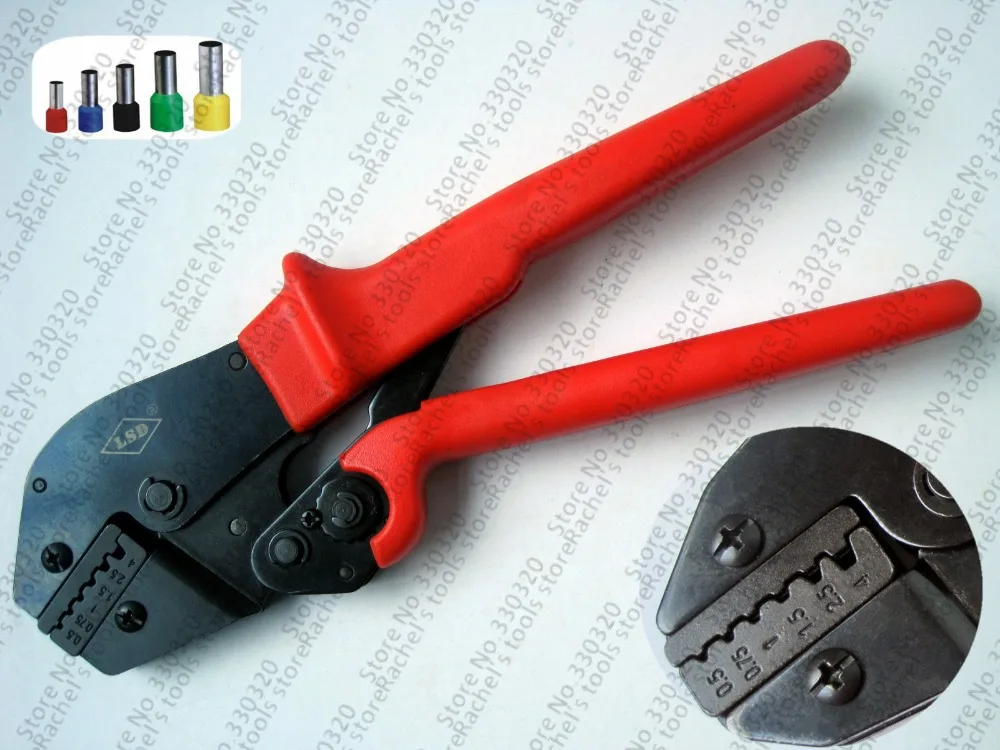 سلك نهاية الأكمام العقص ذو طيات AP-04WFL العقص المدى 0.5-4mm2