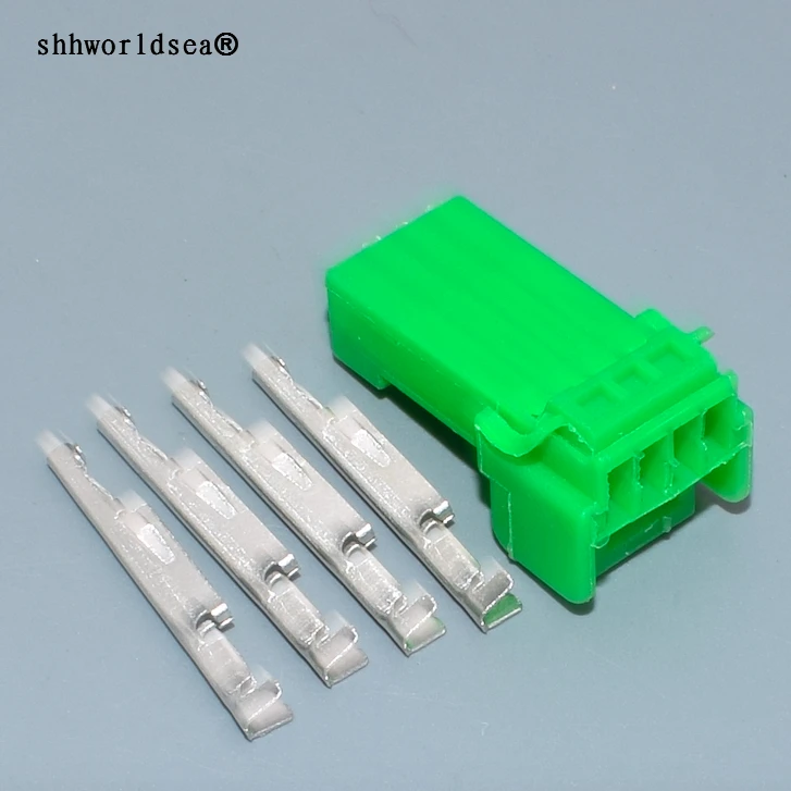 shhworldsea 1.2mm 4pin  crimp plug for Toyota Corolla fog lights switch plugs daytime lights switch connectors IL-AG5-4S-S3C1