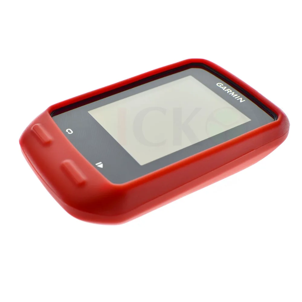 Rubber Protect Skin Case + Clear Screen Protectors Shield Film for Cycling Computer GPS Garmin Edge 510 Muti-Colors