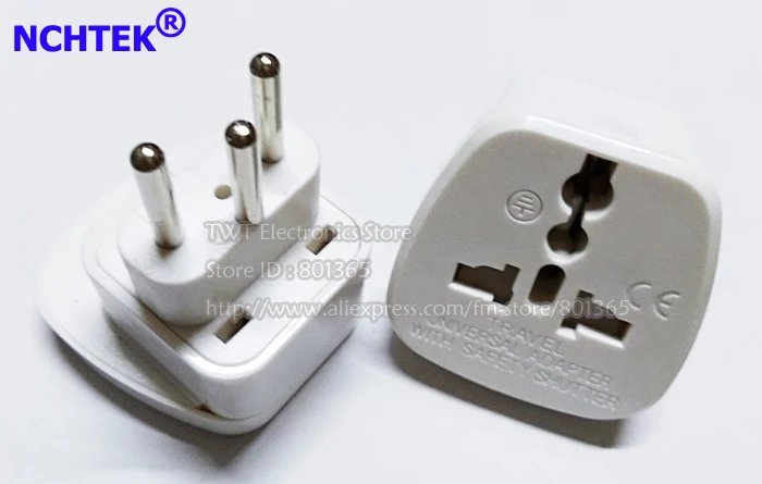 NCHTEK Universal US UK AU EU to Switzerland Swiss Travel Electrical Power Plug Adapters with Safty Gate/Free Shipping/10PCS