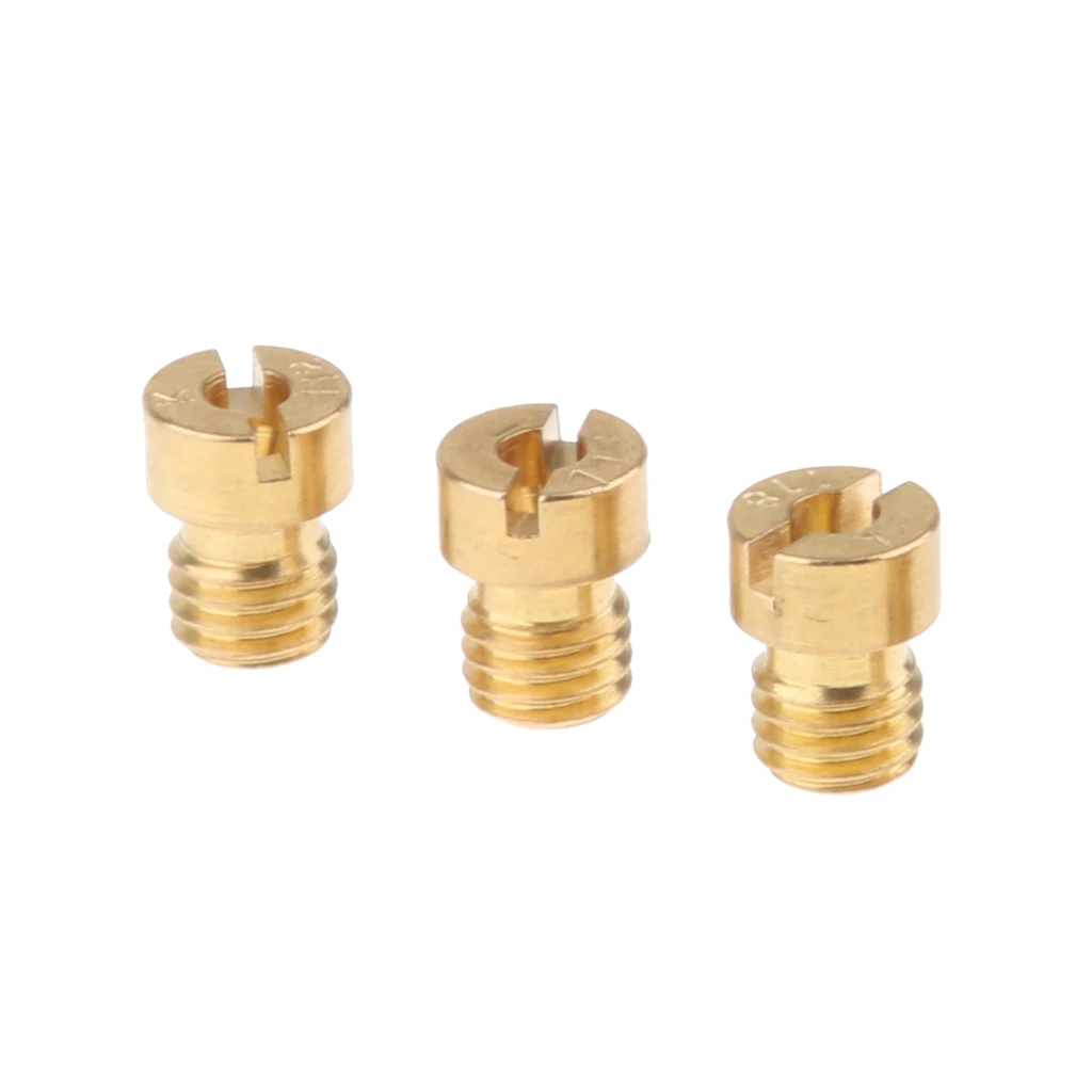 dolity 6 Pieces Motorcycle Carburetor Repair Kit Main Jet Set 105 108 110 112 115 118 for PWK