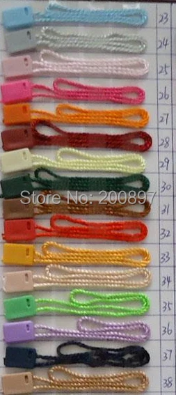 โปรโมชั่นขายส่งสีไนลอนคู่มือแท็ก string seal hang tag strings 16 สีเลือก 1000 ชิ้น/ล็อต
