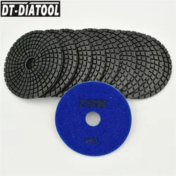 DT-DIATOOL 10 pieces/pk Grit 50 4inch High Quality Resin Bond Diamond Polishing Wheel Dia 100MM Polish Pads Wet Grinding Discs