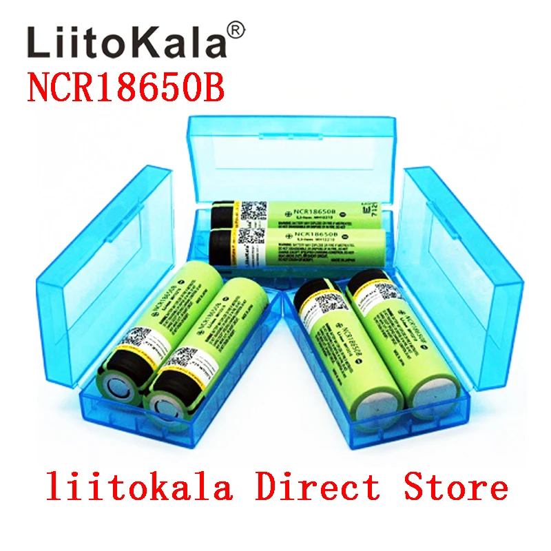 Hot New Original NCR18650B 3.7 v 3400mah 18650 Lithium Rechargeable Battery For Flashlight batteries