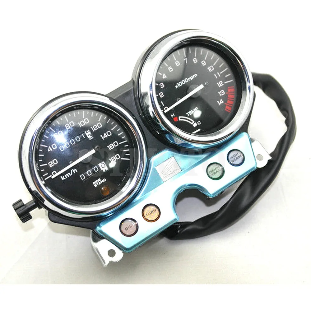 

Motorcycle Gauges Cluster Speedometer Tachometer Meter Odometer Instrument Assembly For Honda CB400 CB400SF MC31 1992-1994