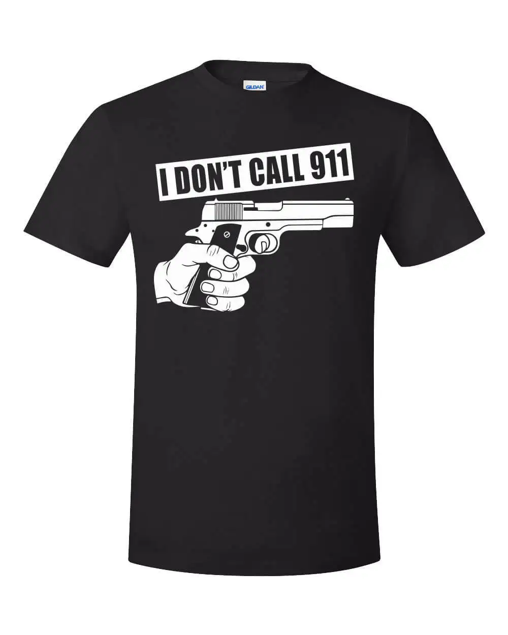 I Don'T Call 911 Shirt 2Nd Amendment Molon Labe Bear Arms Ccw Pistol High Quality Men'S Cotton Clothing T-Shirts Ringer T Shirt