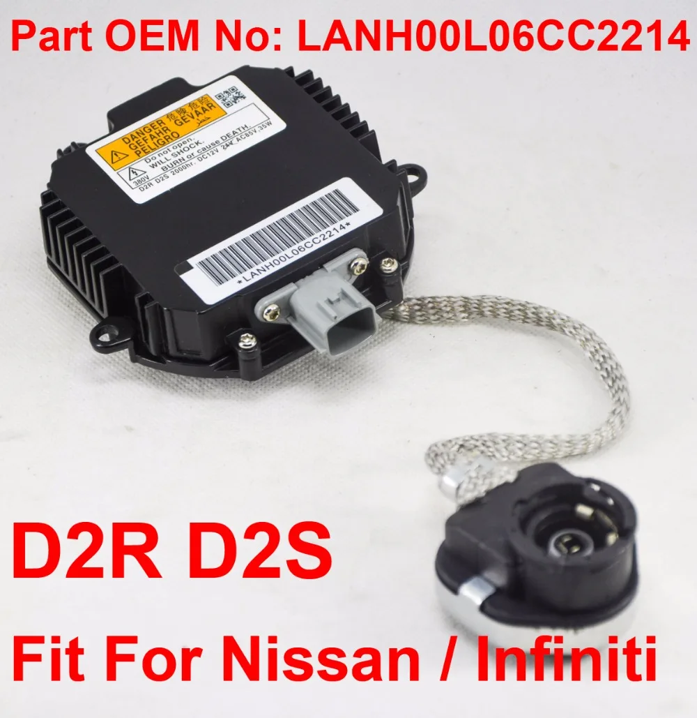 

1PC 35W D2R D2S OEM HID Xenon Headlight Ballast Igniter Computer Control Unit Part NZMNS111LANA LANH00L06CC For Nissan Infiniti