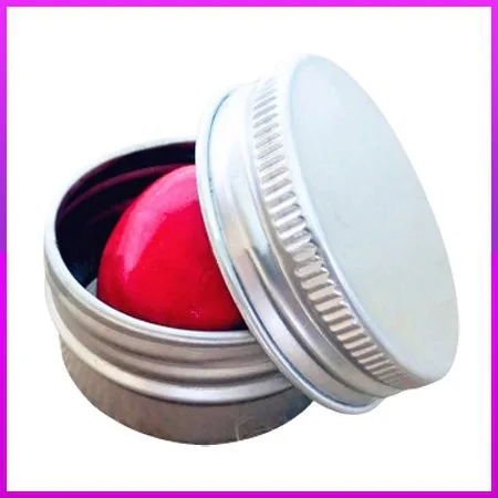 100PCS/lot  10g aluminium cream jars with screw lid,10ml aluminum tins, aluminum lip balm container ZKH37