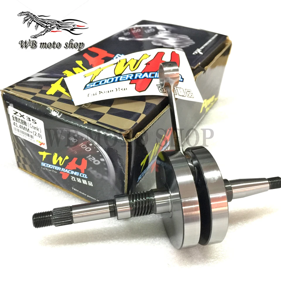専用出品☆TWH製DIO用50mm シリンダーキット&44mmクランクシャフト Twh-honda dio zx af34 af35 zx50 dio50 41.4mm 2.0用の高品質フル