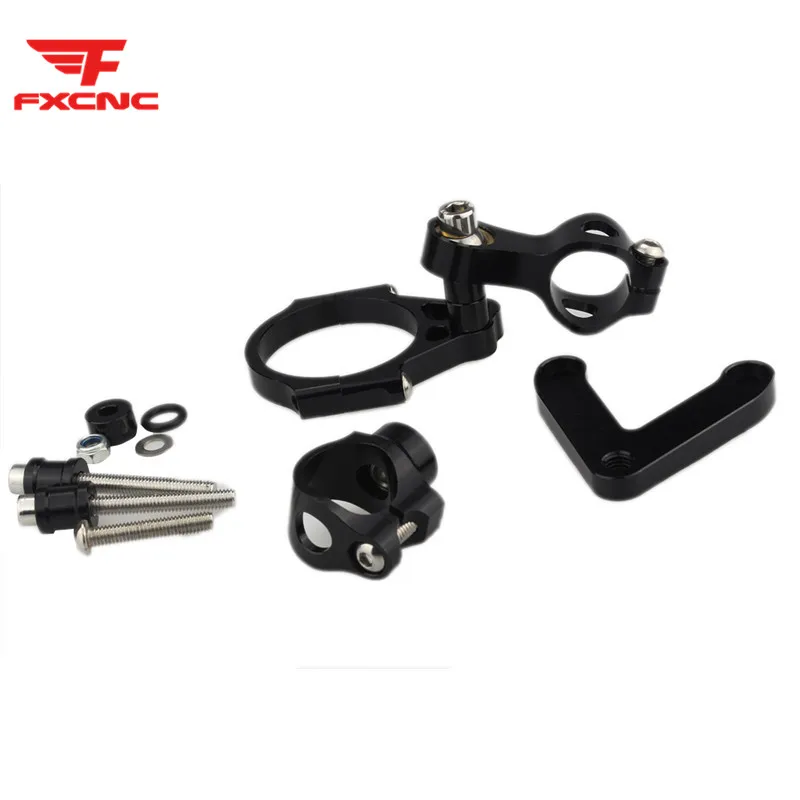 

For DUCATI 848 2008 - 2010 2009 CNC Aluminum Motorcycle Steering Damper Stabilizer Bracket Mounting Support Kit Holder