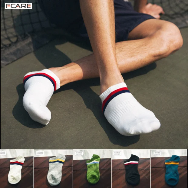 20PCS=10 pairs spring summer men's elastic  invisible boat cotton socks  striped socks plus size xxxl men cotton socks low cut