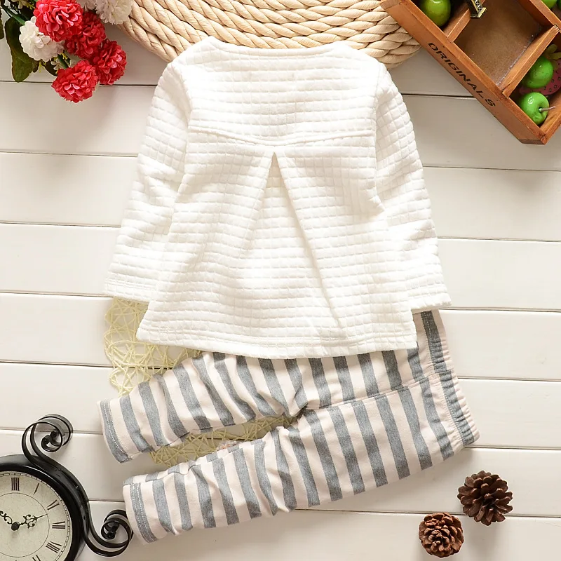 DIIMUU Children's Suit Baby Boy Clothes Set Cotton Long Sleeve Sets For Newborn Baby Boys Outfits Baby Girl Clothing Kids Suits