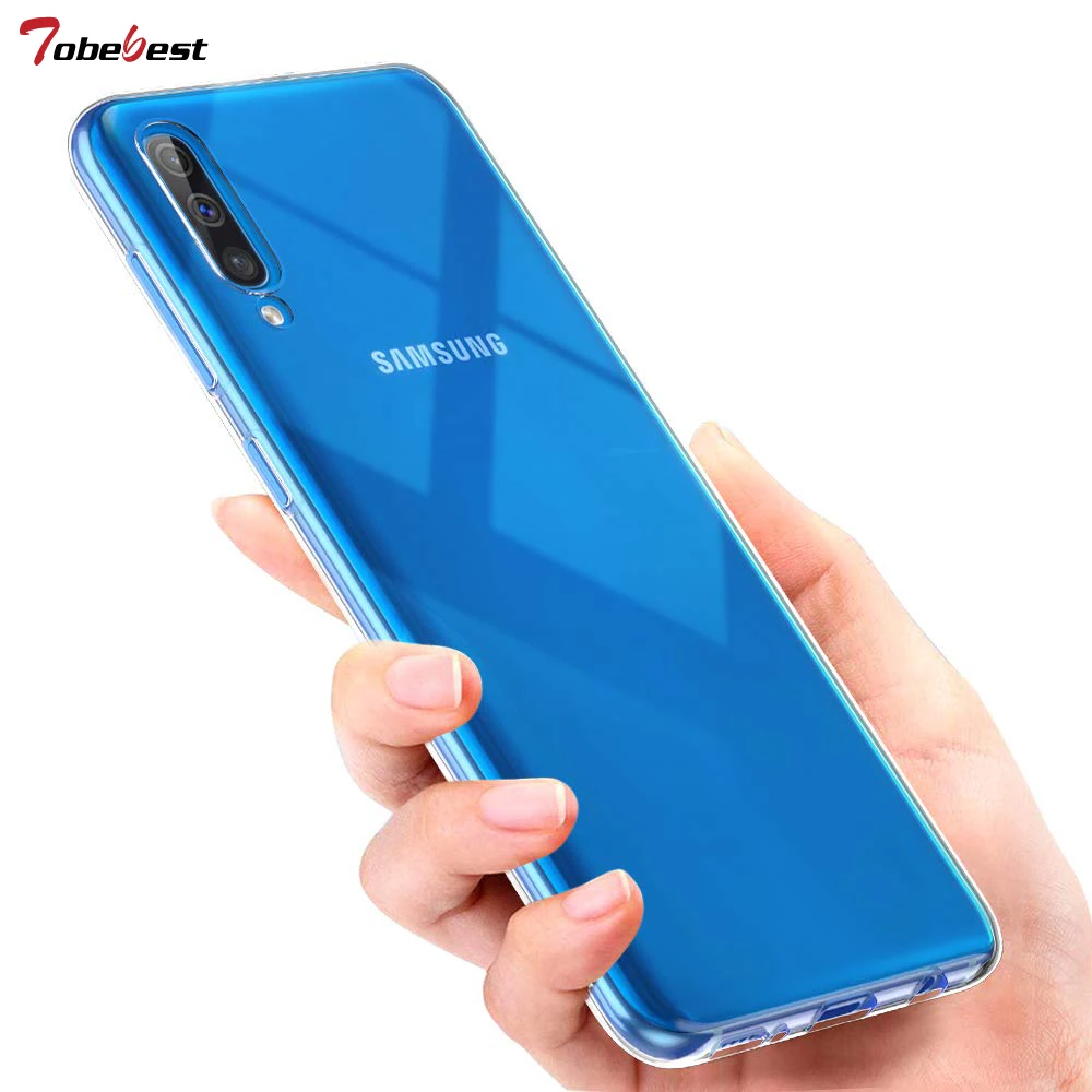 For Samsung Galaxy A50 Case Slim Clear Soft TPU Coque For Samsung A50 A 50 2019 A505 A505F Silicone Protective Transparent Cover