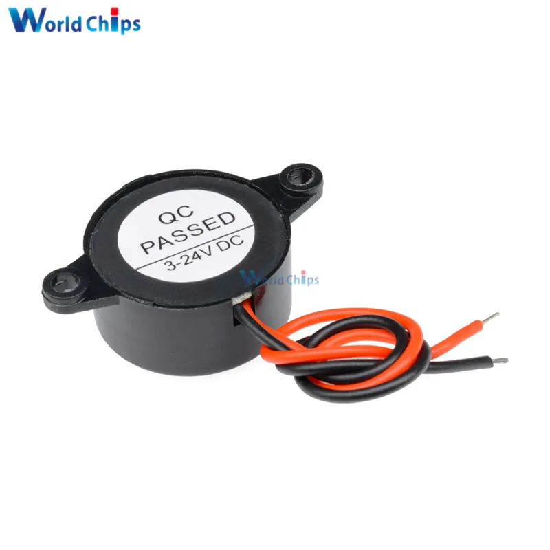 SFM-20B DC3-24V Durable 3-24V Piezo Electronic Buzzer Alarm 95DB Continuous Sound Beeper For Arduino Car Van