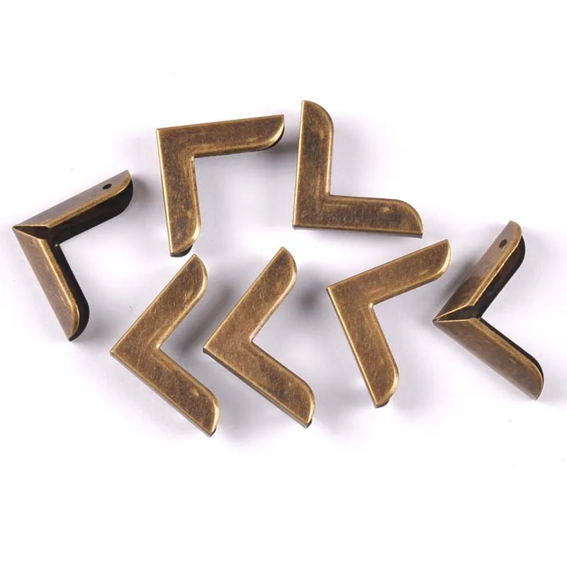 Metal Bronze Corners For Books Scrapbooking Photo Albums Menus Crafts DIY decorations 30pcs 23x23x4mm CP2247