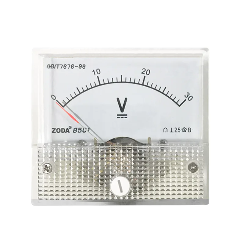 85C1 Analogue DC Voltage Needle Panel Meter Voltmeter 1V 2V 3V 5V 10V 15V 30V 50V 100V 150V 300V