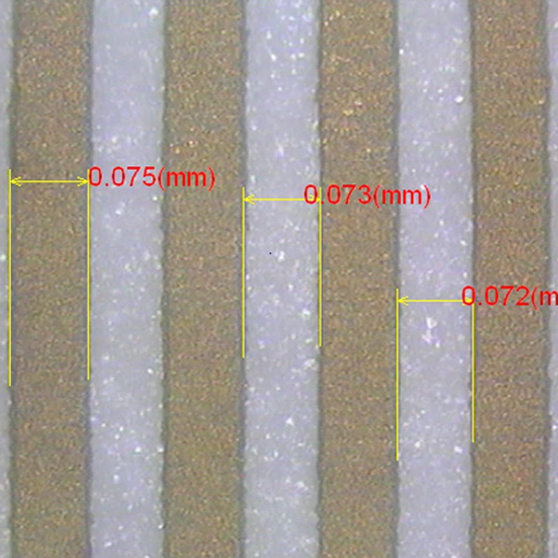 межцифровой электродный датчик, гребчатый электрод пальцевого типа, печатная плата, оксид алюминия, керамическая тонкопленочная схема DPC Cu2.0