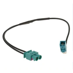 Radio Adaptor Antenna Audio Cable double male Fakra -  Female Antenna Adaptor For vw for skoda