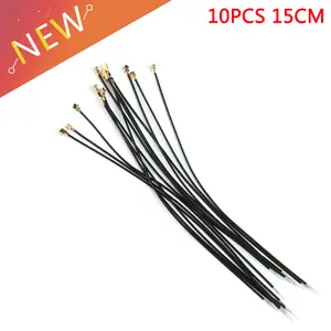 Bilashmart 20/5 Jumper Cable IPX Cord IPX Male Plug to u.fl / ipx Female Jack Terminal block Wire Connector 1.13 Cable 15cm