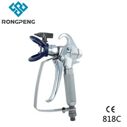 RONGPENG 3600PSI High Pressure 818C Airless Spray Gun With 517 Nozzle Tip and Tip Guard Drop Shipping