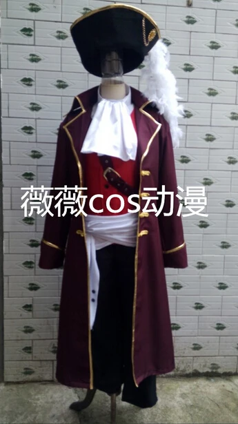 

Aph Axis Power Hetalia Britain UK England Pirate Cosplay Party Costume