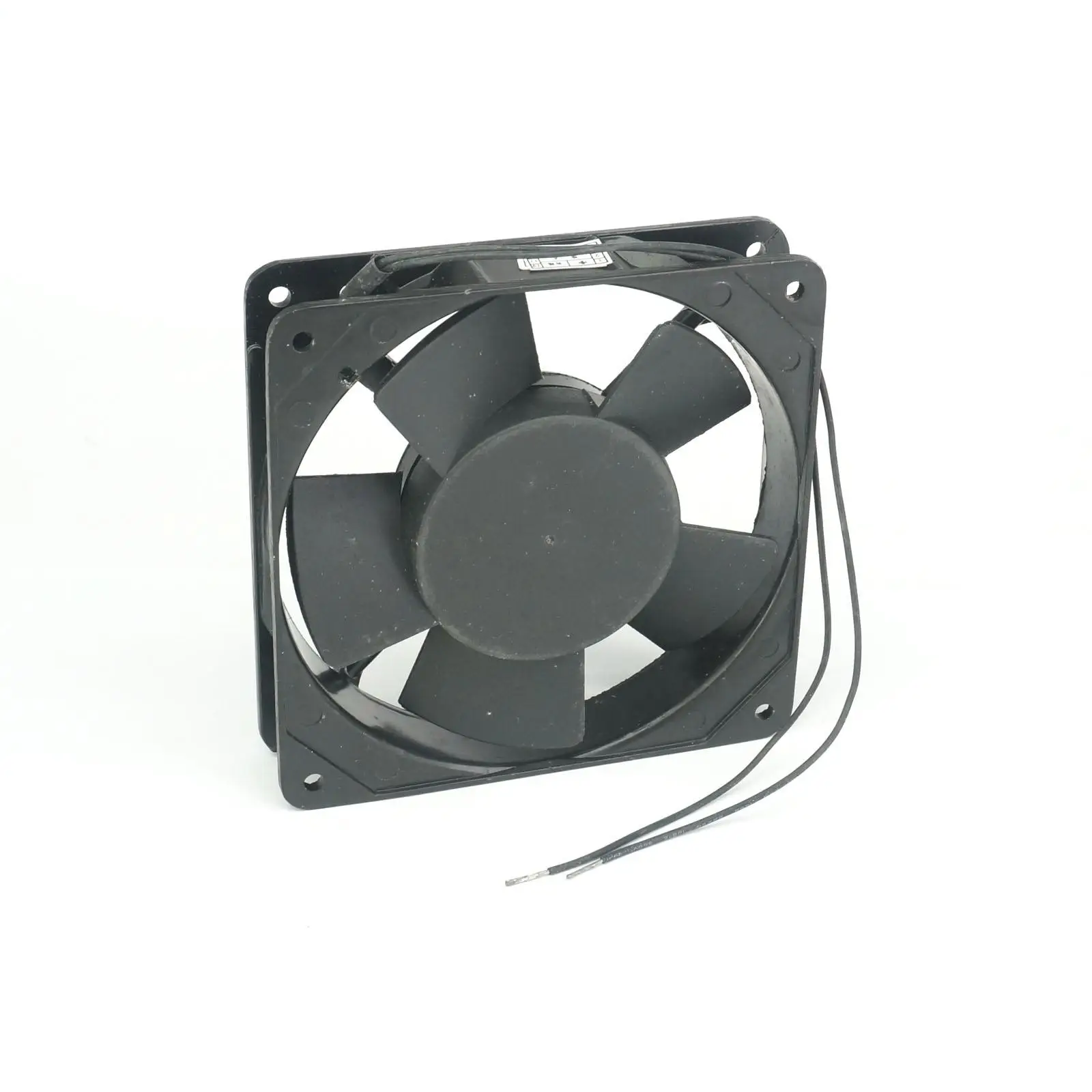 220V Ac 120X120X25 Mm Axiale Radiator Fan 61CFM 2100 Rpm Kogellager Hoge Snelheid