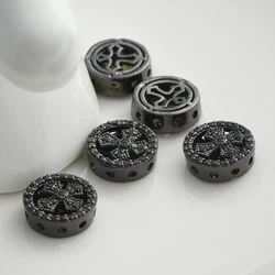 1 STKS 11mm Zwarte Kralen Kralen Handwerken Accessoires Voor Sieraden Maken DIY Handgemaakte Armband Gift Groothandel